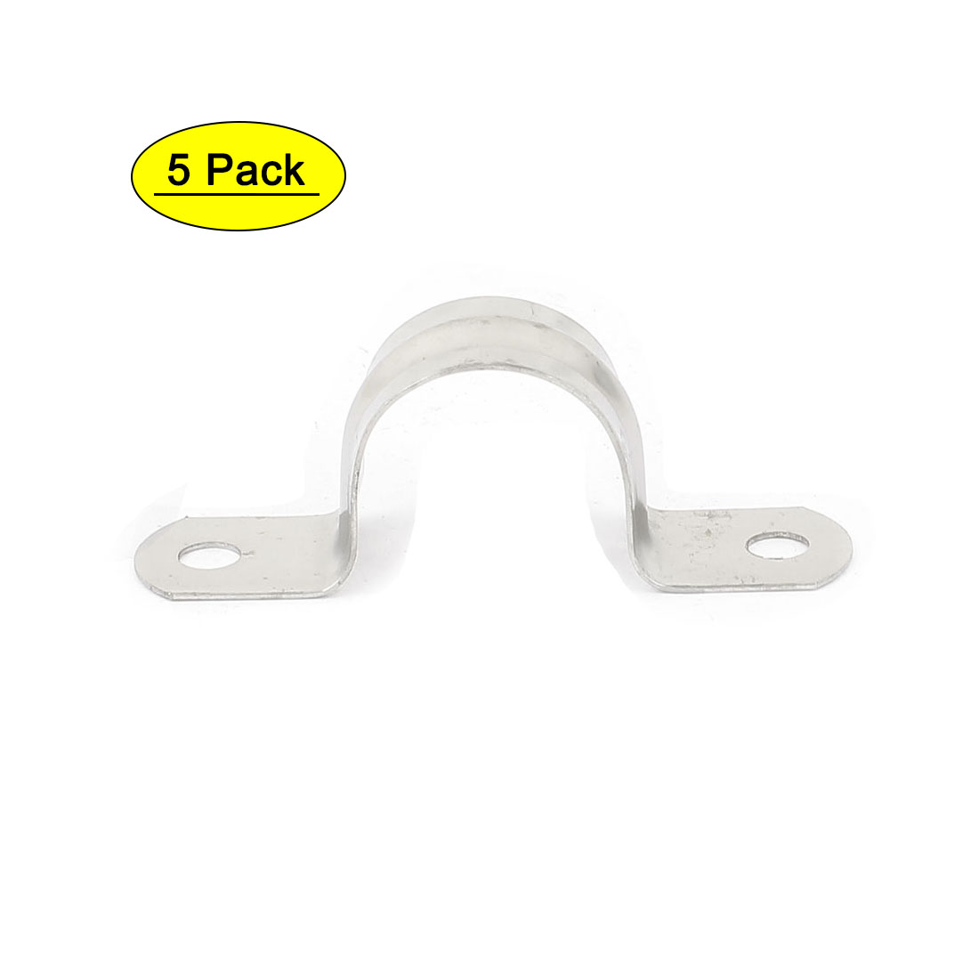 5 Pcs M110 Stainless Steel U Shaped Saddle Clamp Tube Pipe Clip Diameter 4/"