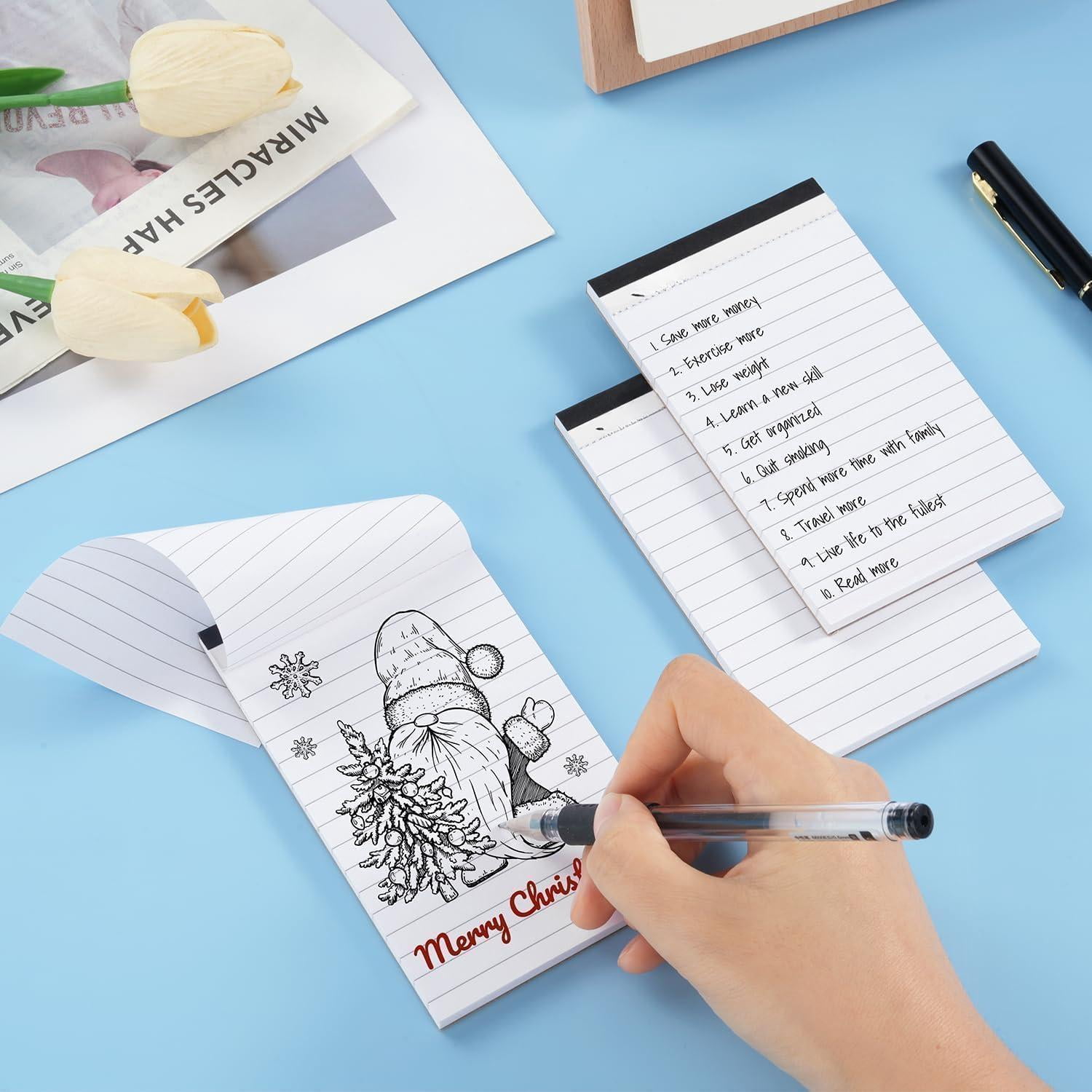 36 Note Pads  3x5 In Small Notepad 80gsm White Lined Scratch For Writing 45 Sheets Per Memo Pad Jotting Down Quick Notes Grocery And Shopping Lists