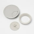 thumbnail image 3 of Organisateur de Bureau en Plastique pour PC, Fil Rond, Œillets 60/80mm, Trou de Câble, 3 of 6