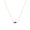 July, variant on Twelve Birthstone Necklace Women's Simple Color Gem Necklace