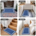 thumbnail image 6 of Dark Blue Retro Greek Key Door Mat&nbsp;Indoor Outdoor Entrance,Non Slip Small Rug for Kitchen Bathroom Entryway Rug,Geometric Greece Ancient Rustic Washable Doormat Floor Mat 16x24 Inch, 6 of 8