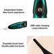 thumbnail image 5 of Rizador de pestañas calentado, rizador de pestañas recargable USB portátil, herramienta de maquillaje de belleza para ojos de larga duración, 5 of 6