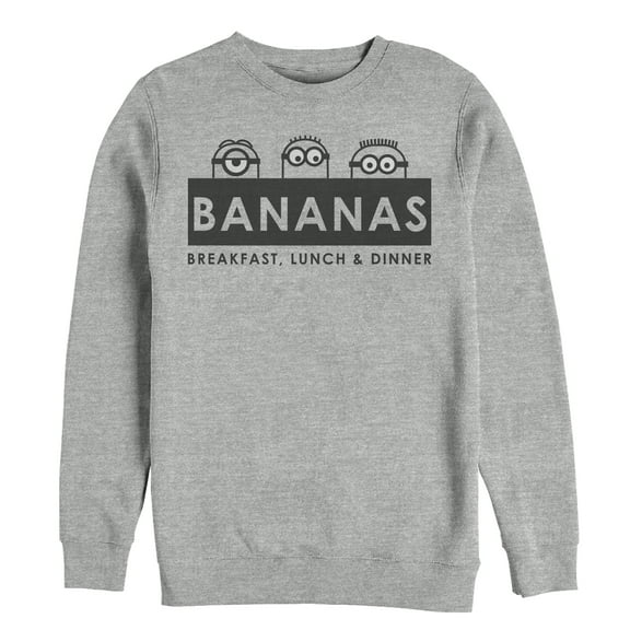 Men's Despicable Me Minions  Sweatshirt Athletic Heather X Large