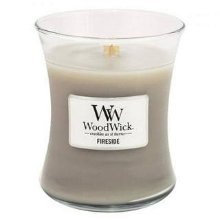 Hearthwick Flame WoodWick White Vanilla Bean Candle - 76112