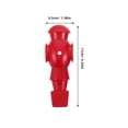thumbnail image 2 of Phenofice 4pcs Foosball Replacement Players Set For Families Versatile Use Table Soccer Football Man Bright Red for Fan Gear, 2 of 8