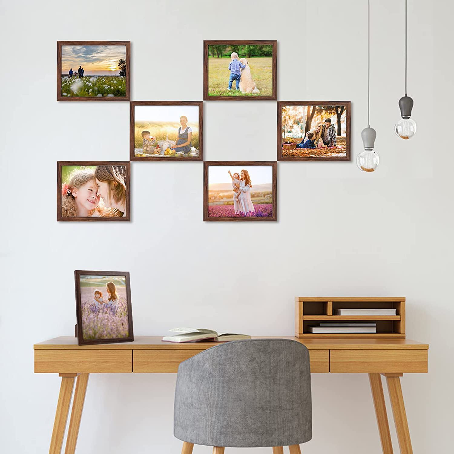 Family Dark Brown Hanging Photo Frame – Dekorspace