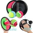 Powiller Catch Balls Game, 4 Discs & 6 Sticky Ball for Kids Toss and