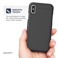 thumbnail image 3 of iPhone XS Belt Clip Holster Case Slim Cover with Clip (Slimshield) Black, 3 of 6