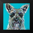 thumbnail image 2 of Vitaletti, Carolee 20x20 Black Modern Framed Museum Art Print Titled - Colorful Schnauzer, 2 of 5