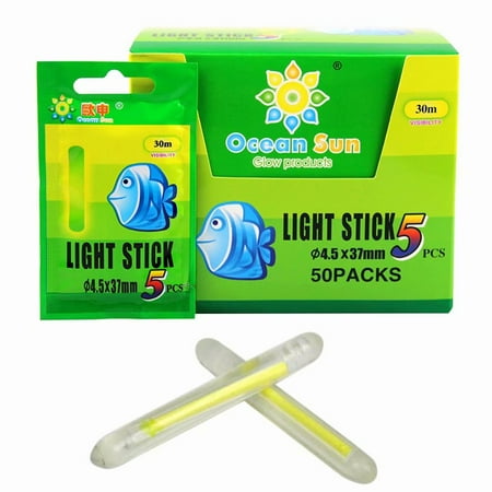 Mini Lightsticks - 250Pcs/Set Mini Luminous Glow in Dark Night Fishing Green Light Glowsticks Glow Stick