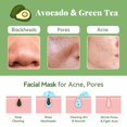 thumbnail image 3 of Mascarilla facial ANAI RUI Green Tea con arcilla de aguacate 120 g/120 ml, 3 of 5