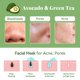 thumbnail image 3 of Mascarilla facial ANAI RUI Green Tea con arcilla de aguacate 120 g/120 ml, 3 of 5