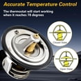 thumbnail image 6 of Engine Coolant Thermostat with Gasket Compatible with Subaru Legacy 1990-2008, Baja 2003-2006, Impreza 1993-2007, Outback 2000-2006, Forester 2004-2007 Replace#: 21200AA072, 6 of 8