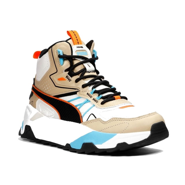 Tenis Puma Trinity Mid Hybrid L para Hombre 393985-07 beige 28