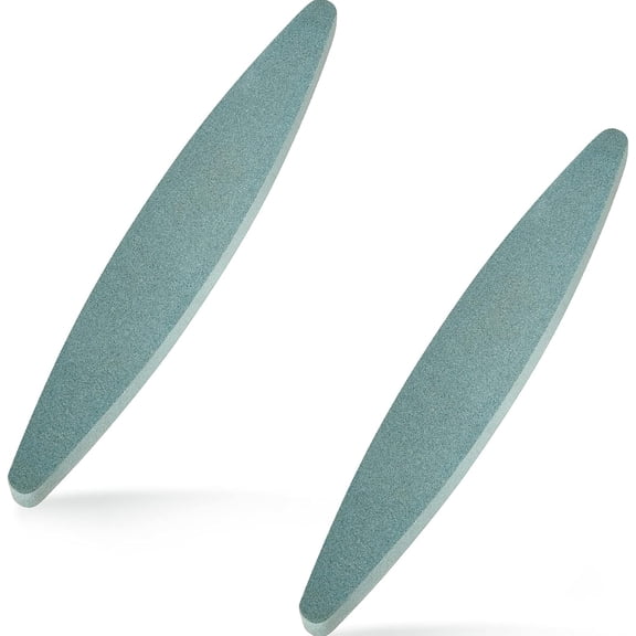 2 Pieces Garden Sharpening Stone for Garden Diamond Coated Sharpener Stone Tool, 9 x 1.47 Inches