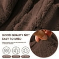 thumbnail image 4 of Lavish Cover Stretch Recliner Sofa Cover, Non-Slip Slipcovers for Recliner Sofa, Washable Furniture Protector with Pocket & Elastic Bottom for Kids Pets, 3 Seaters, Dark Coffee, 4 of 9
