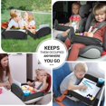 thumbnail image 2 of Bandeja de viaje COOLBEBE Kids para asiento de coche para niños pequeños con almacenamiento, 2 unidades, 2 of 8