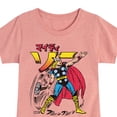 thumbnail image 3 of Marvel Thor - Katakana - Toddler and Youth Girls Fitted Short Sleeve Graphic T-Shirt, 3 of 5