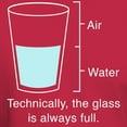 thumbnail image 3 of CafePress - Technically The Glass Is Always Full Dark T Shirt - Men's Classic Graphic Cotton T-Shirt, 3 of 4