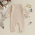 thumbnail image 4 of Fortune 0-18 Months Infant Girl Boy Christmas Rompers Santa Baby Fuzzy Letter Round Neck Bodysuits, 4 of 8