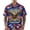 Blue, variant on Men's American 250Th Anniversary Art Print Hawaiian Shirt 1776-2026 Patriotic Tee Men Vintage Distressed American Flag 250th Anniversary Button Down Shirts We The People Eagle Statue Liberty Casual