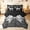 Blakc Grey, variant on meiyoeat Chic Bow Full Size Bedding Sets for Kids Girls, Glitter Gradient Full Size Bed in a Bag for Bedroom, Blue Black, Grey Reversible, 7pcs