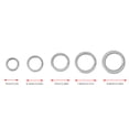 thumbnail image 4 of 200pcs Pesca Anillos divididos de Acero Inoxidable Anillo de Cierre Doble Anillo de se?uelos de Pesca de Alta Resistencia Anillo de se?uelo de Pesca Conjunto de Aparejos de Pesca Ecomeon no, 4 of 5