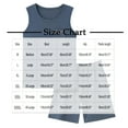 thumbnail image 3 of Kakii Men's Pajamas Set Workout Tank Top Pjs Sets with Shorts 2 Piece Soft Sleeveless Casual Sleep Shirts Loungewear, 3 of 3