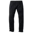 thumbnail image 4 of Pantalones Match para Hombre Slim Ajustados de Frente Plano Negro Talla 42, 4 of 6