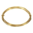 thumbnail image 1 of Fil Rond en Laiton de Calibre 16, Fils pour Perlage Résistants au Ternissement de 9,8 Pi, 1 of 6