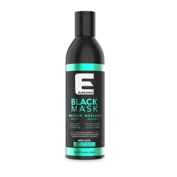 Mascarilla Peel Off E Elegance Purificante Negra con Carbón de Carbón, 250 ml