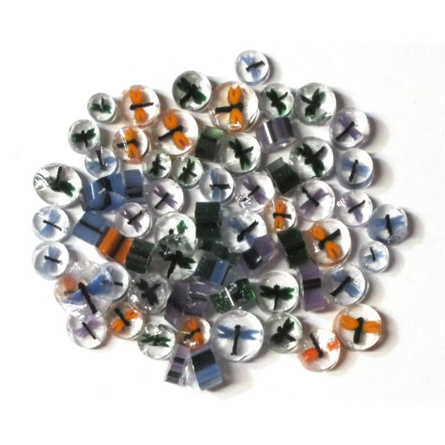 Dragonfly Millefiori Assortiment - 90 Unités