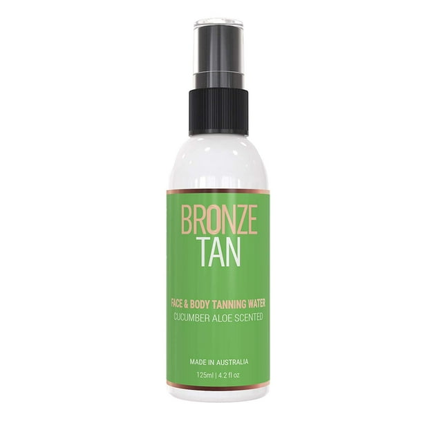 Bronze Tan Sunless Face & Body Tanning Water for Gradual and Natural