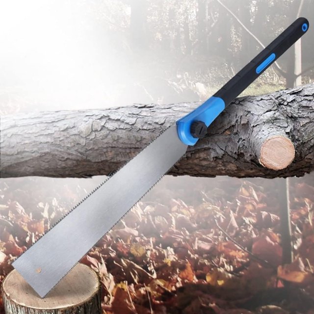 Sierra de mano japonesa pequeña de 26 pulgadas sierra de jardín para maderas duras, madera blanda, manualidades Baoblaze cortador de sierra