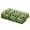 Green, variant on Green Home Living Room Compartmentalized Platter Candy Box High Value Nut Storage Fruit Tray Green Plastic Material With 6 Lidded Boxes