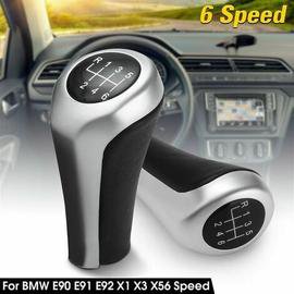 Palanca de perilla Frenos de mano manuales de 6 velocidades para Bmw E46 E63 E90 E91 E92 X1 X3 X5