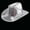 White, variant on VONCOS Red Shimmering Sequined Female Western Cowboy Hat: A Must-Have for Party, Stage Performance and Festival Looks