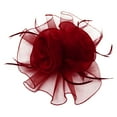 thumbnail image 4 of Bridal Headband With Organdy Feather Fascinator Hair Clip For Weddings And, 4 of 4