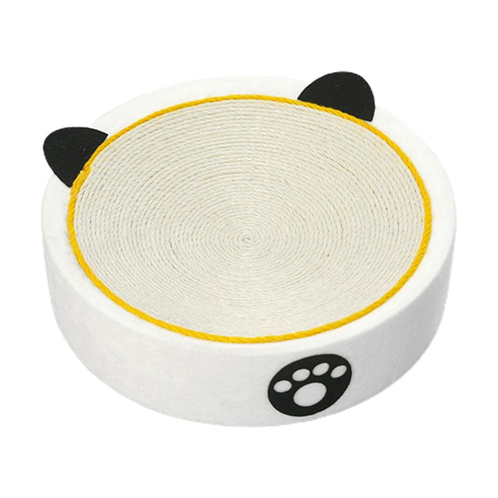Tooyful Cat Scratch Pad Lounge Cat Beds Rest and Play 40x10.5cm Grind Claws Cardboard Cat Scratcher Bed Cat Scratching Board for Kitten Medium Cats Beige White