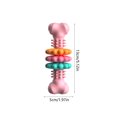 thumbnail image 4 of Dog Chew Toys,Dog Chew Bones,Puppy Teething Toy, Durable Chew Toy for Small Dogs, Interactive Bone Toy to Keep Puppies Busy, Teeth Cleaning Dog Toy for Small Breeds(Pink), 4 of 6