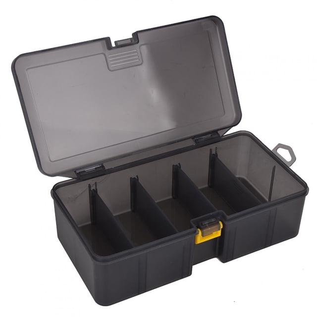Caja de pesca de plástico de doble capa para señuelos, herramientas de cebo, organizador de almacenamiento de accesorios YUNYI BRAND Deportes