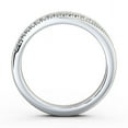 thumbnail image 3 of Spot Jewel 1.7 Ct Round Cut Lab-Created Diamond Eternity Band – 14K White Gold Plated Metal – Elegant Full Circle Sparkling Ring for Special Occasions, 3 of 4