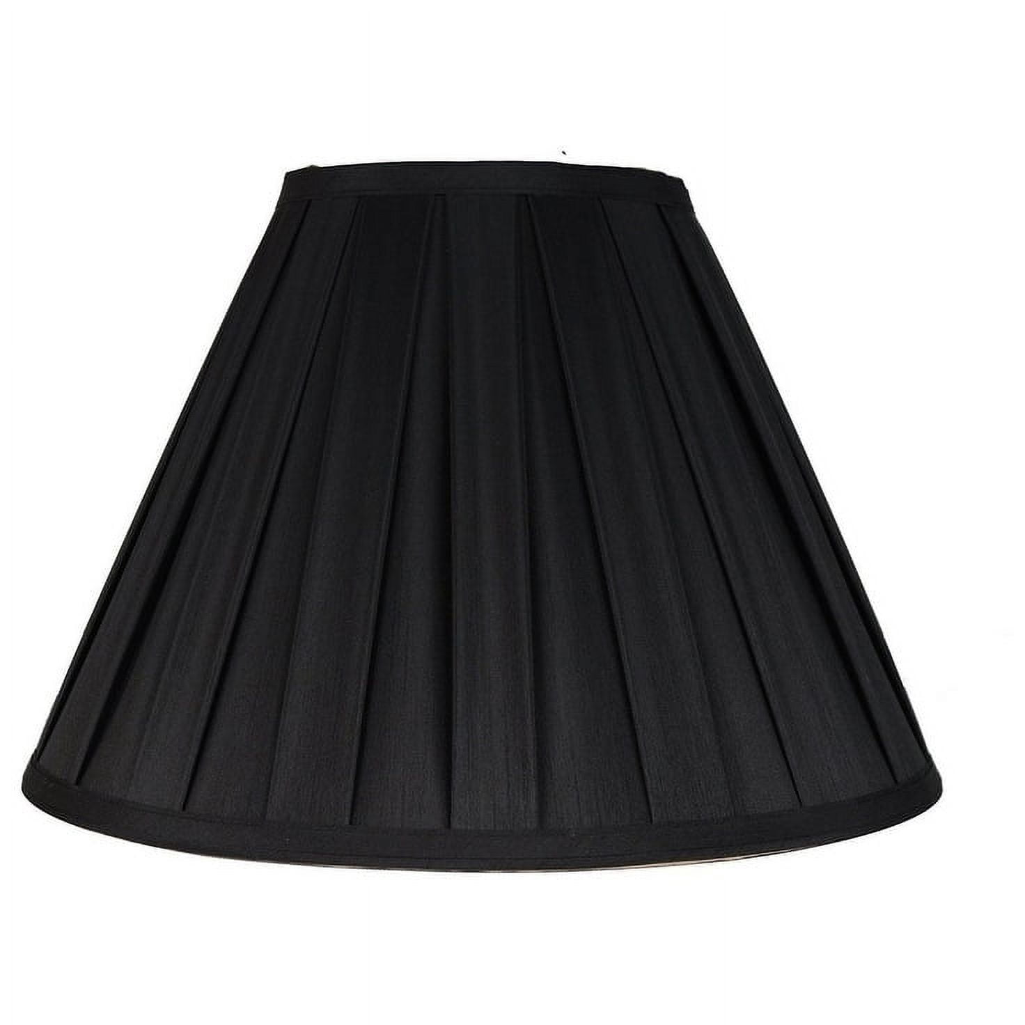 Empire Box Pleat Lamp Shade, 8" Top, 16" Bottom, 11" Slant Burgundy 13 to 18 Inches, 7 to 12 Inches 13 to 18 Inches, 7 to 12 Inches