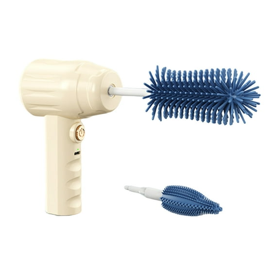 Electric Baby Bottle Silicone Brush USB Rechargeable Cup Cleaner Easy and Effective Nipple Cleaning Accessories
