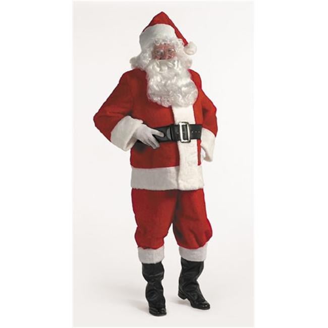 Halco 599XL 10 Piece Complete Santa Suit- Size 50-56 jacket up to 56 waist - Walmart.com