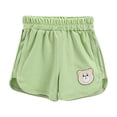 thumbnail image 3 of SROBPTY Toddler Girls Summer Shorts Solid Soft Breathable Pants for 6M-3Y, 3 of 5