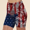 thumbnail image 1 of Puntoco Pantalones cortos de algodón para mujer, mallas de yoga estampadas a la moda para mujer, pantalones deportivos sólidos para correr, gimnasio y fitness para mujer, pantalones activos de tr, 1 of 4