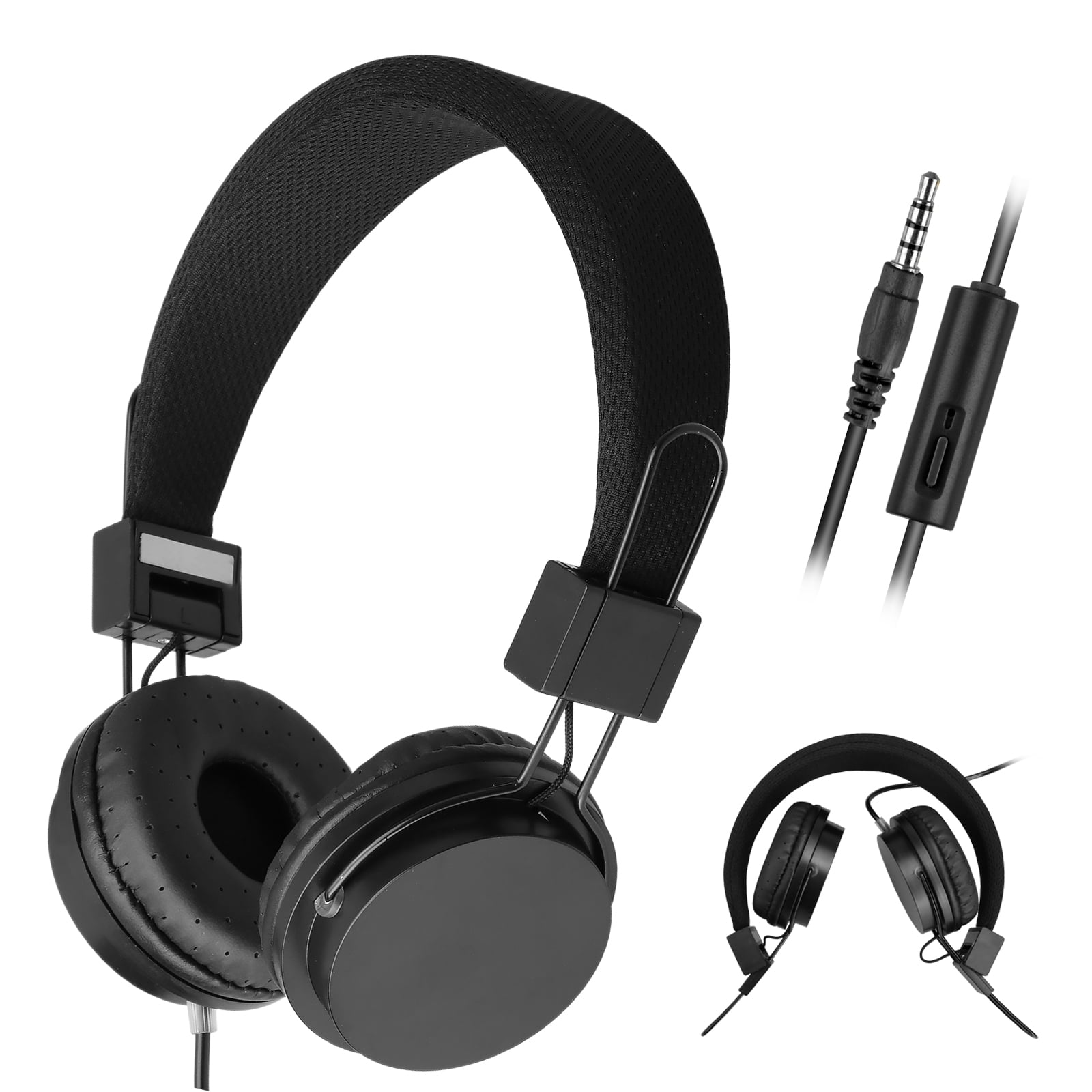 TSV Kids Wired OverEar Headphone, Lightweight Child Foldable Corded On