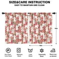 thumbnail image 2 of Blackout Kids Curtains,Bichon Frise Dog and Flower Childrens Insulated Curtains Set Of 2,Bedroom Essentials,Toddler Room Decor 42x54in(106x137cm), 2 of 4