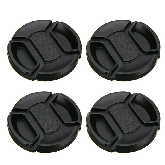 unbranded  4 Pcs Camera Lens Protectors Center Pinch Eyeglass Cleaner Wipes Shield Sunglasses Black